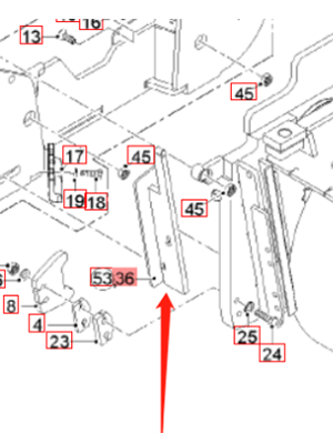  Pavement Milling Machine Scraper Part Number 2051220