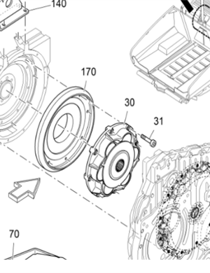 V ö gel paver flywheel coupling part number 2278760