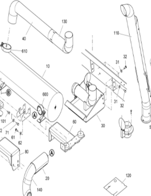 V ö gel paver silencer part number 2389235