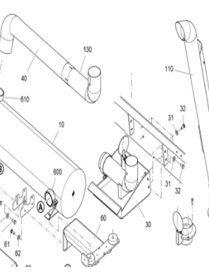 V ö gel paver silencer bellows part number 2416526