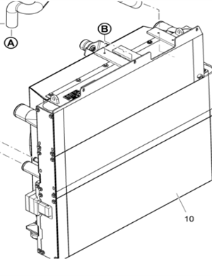 V ö gel paver radiator (combination) part number 2458362