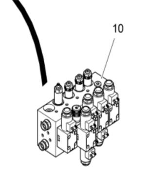 V ö gel paver HA2 solenoid valve assembly part number 2339202