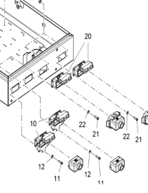 V ö gel paver computer box socket part number 3515010103