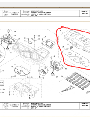 V ö gel paver main control panel guard part number 2063129