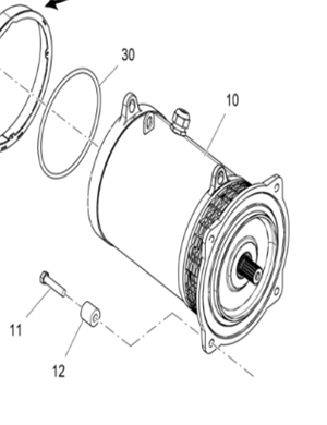 V ö gel paver heating motor part number 2181135