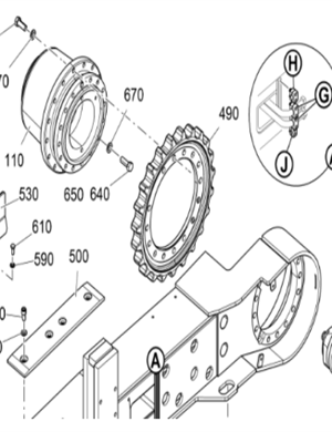 V ö gel paver walking motor part number 2075253