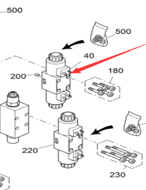 V ö gel paver cylinder solenoid valve part number 9653951007