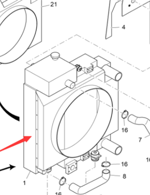 V ö gel paver radiator assembly part number 201287