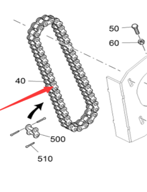 V ö gel paver scraper chain part number: 2026906