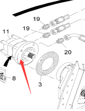 V ö gel paver feeding motor part number 9609561000