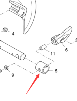 V ö gel paver shaft head sleeve part number 461730538