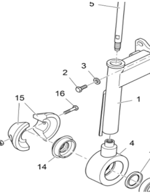 V ö gel paver conical sheath bolt part number 9510440931