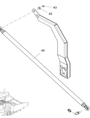 Vö pavers Baffle support bar part number 4618762476