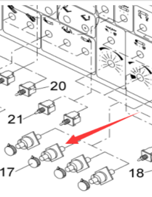 Vö pavers Steering potentiometer part number 2472560031