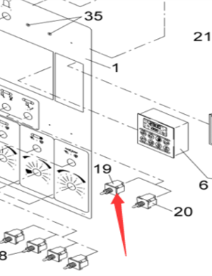 Vö pavers Button switch part number 2468840008