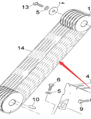 Vö pavers    Heating motor belt part number 3304211457