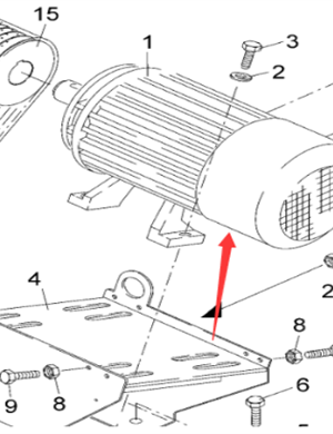 Vö pavers    Heating motor 22/36kw Part number 462520110