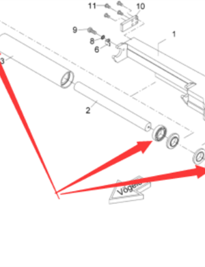 Vö pavers   Towing roller bearing part number 9516140625