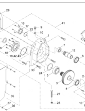 Vö pavers  Scraper upper sprocket part number 4610062246