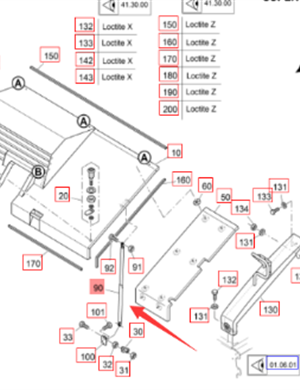  Vö pavers    Engine hood Gas Spring part number 2416483