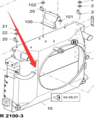 Vö pavers   Combined radiator part number 2233414