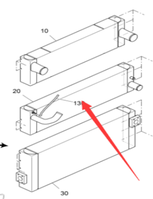 Vö pavers     Water radiator part number 2212179