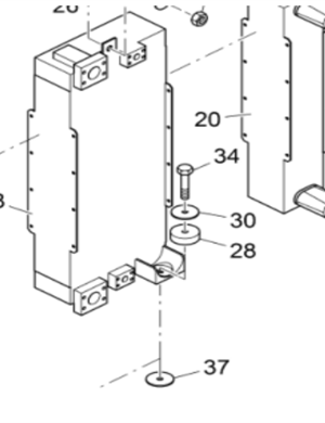 Vö pavers  Rubber damping block part number 2013122