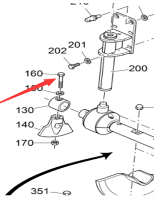 Vö pavers    Slurry bolt part number 9520500931