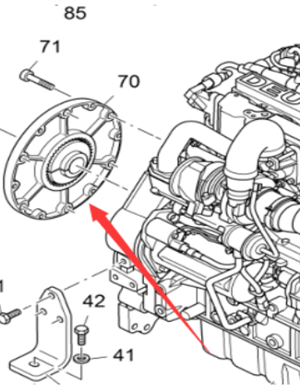 Vö pavers  Engine flywheel connecting plate part number 2380865