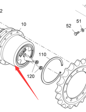 Vö pavers  Traveling motor part number 2348436