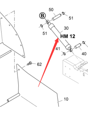 Vö pavers  Hopper cylinder part number 2364516