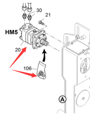 Vö pavers  Spiral motor part number 2031165