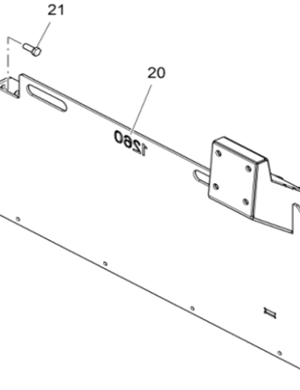 Vö pavers   1260 right baffle part number 2194411