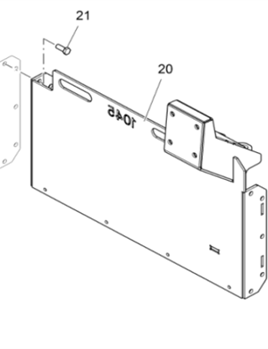 Vö pavers     Right 1045 baffle part number 2192582