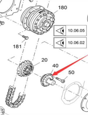 Vö pavers   Spiral drive disc part number 2011497