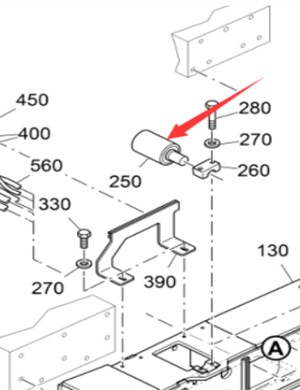 Vö pavers Supporting pulley part number 219991   