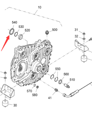 Vö pavers   Transfer case oil seal part number 2560591