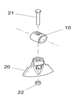 Vö pavers   Slurry nut part number 9500200934