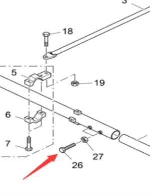 Vö pavers    Bolt part number 9516320933