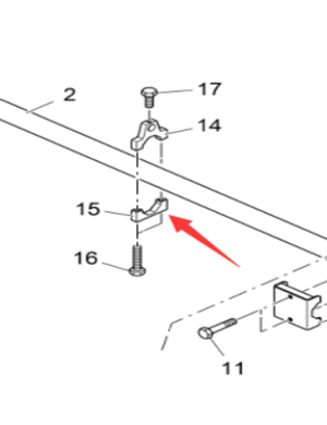 Vö pavers   Half pipe clamp part number 4610230108