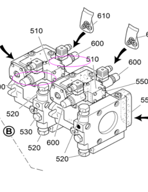 Vö pavers  Electromagnetic valve coil part number 2081438