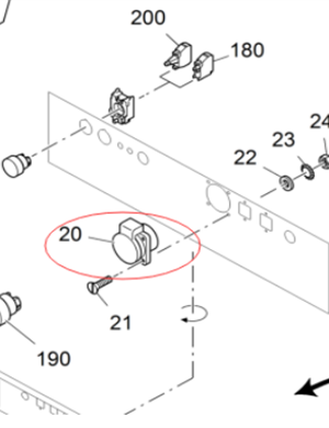  Vö pavers    Socket part number 3515014212