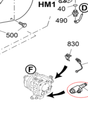 Vö pavers   Travel motor solenoid valve coil 2147917