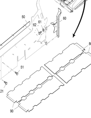 Vö pavers    Front feeding base plate part number 2275925