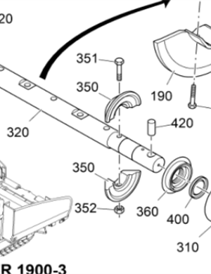 Vö pavers   Conical Sheath Bolt Part Number 9510480931