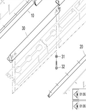 Vö pavers  Right front side protection part number 2554381