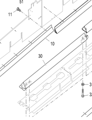 Vö pavers   Right front side protection (hydraulic) part number 2552666