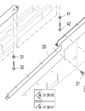 Vö pavers   Left front side protection part number 2552664