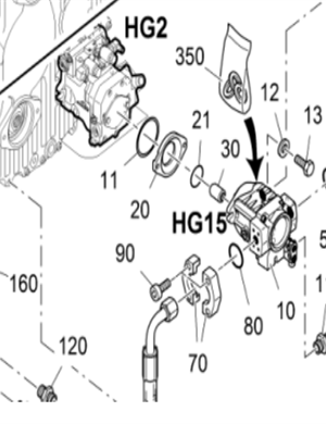 Vö pavers   Rammer hydraulic pump part number 2184467