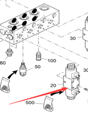 Vö pavers  Scraper motor solenoid valve part number 2375820